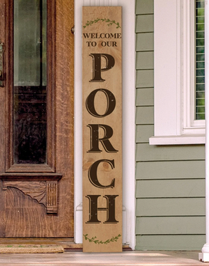 DIY Porch Sign Works